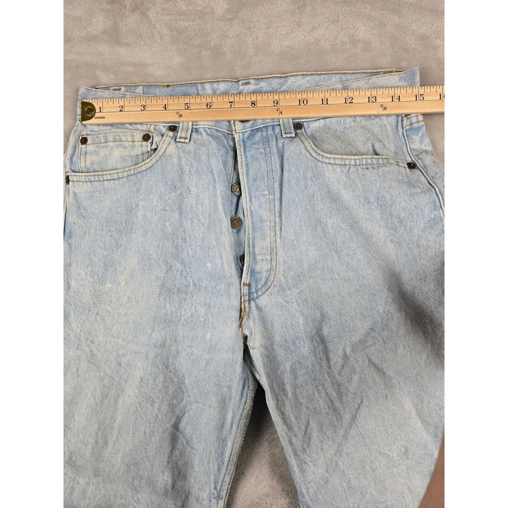 Vintage Levi's 501 Jeans Mens 32x32 Fit 31x32 Button Fly USA Made 80s *Read